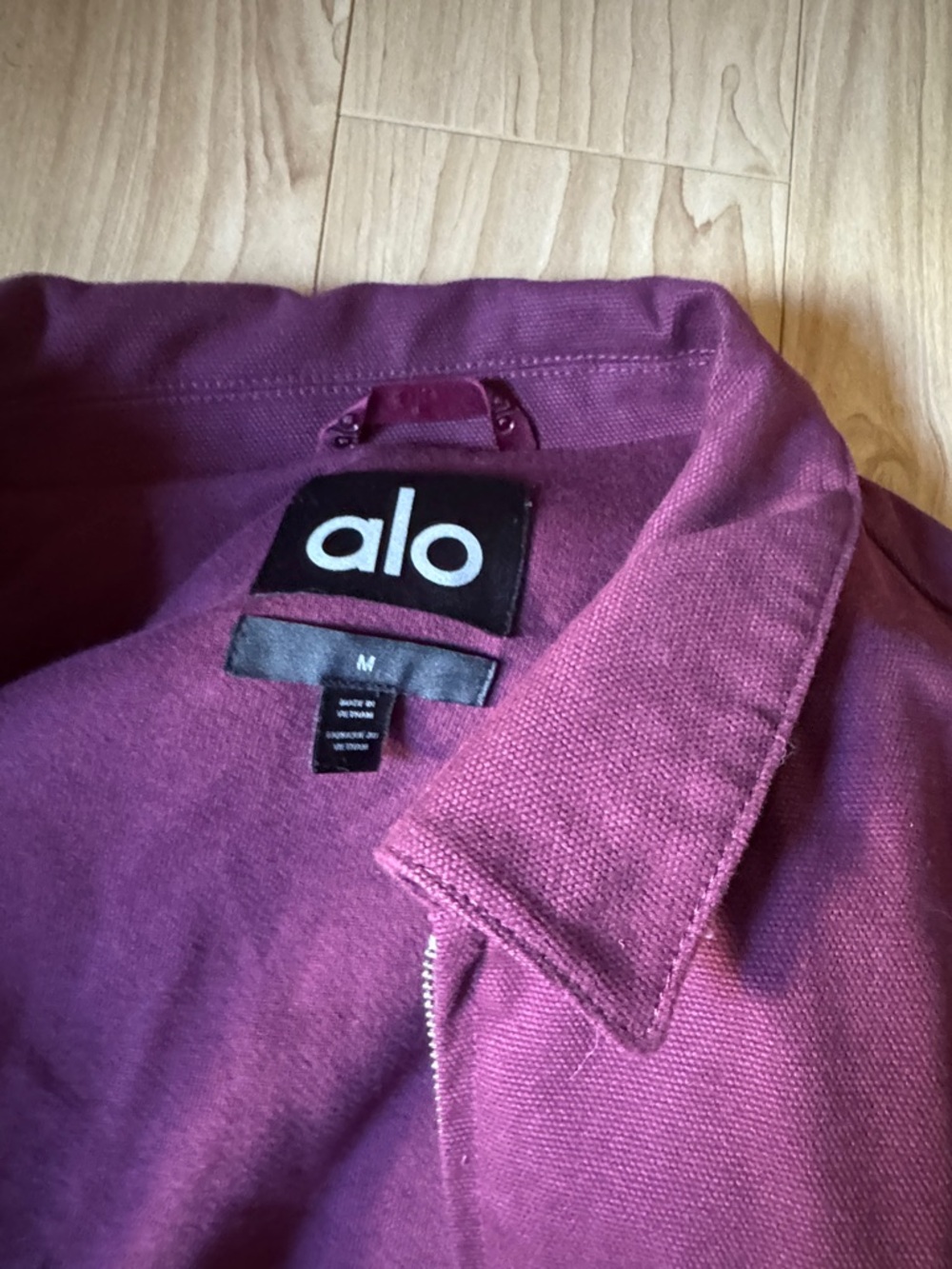 ALO Yoga Cotton Canvas coaches Jacket - Picture 2 of 4